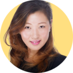 Julie Jin profile picture with yellow background