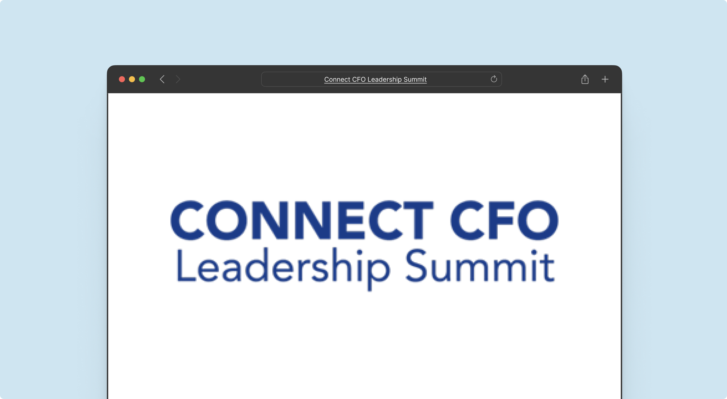 connect cfo leadership summit