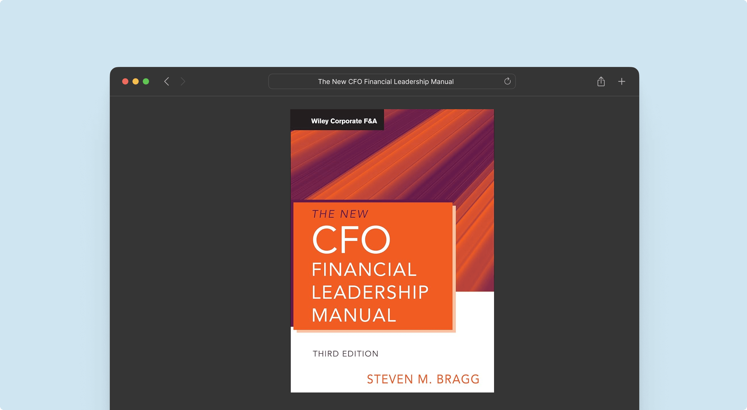 the new cfo financial leadership manual book